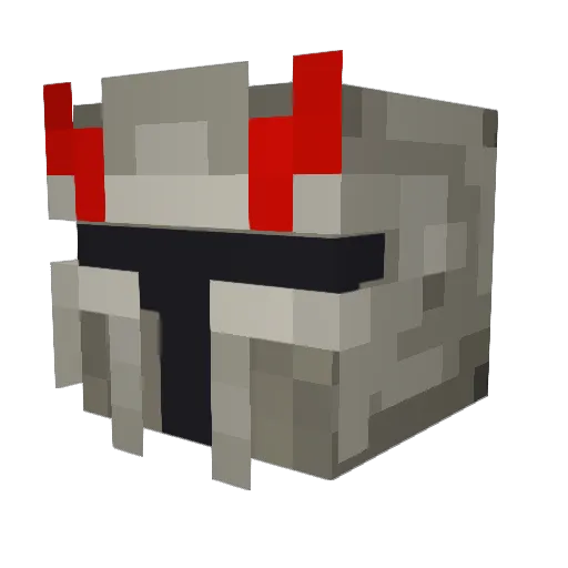 MIINOCS Minecraft avatar head, 3D render