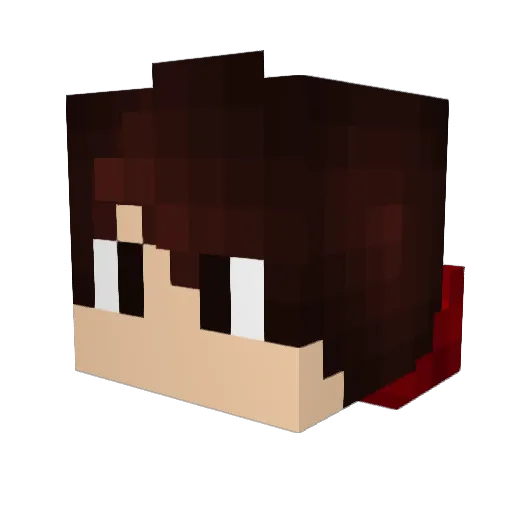 MIKA110513 Minecraft avatar head, 3D render