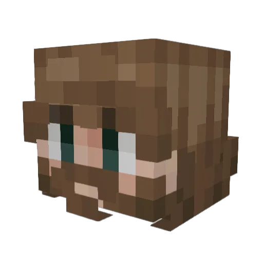 MIKAKEVIN69 Minecraft avatar head, 3D render