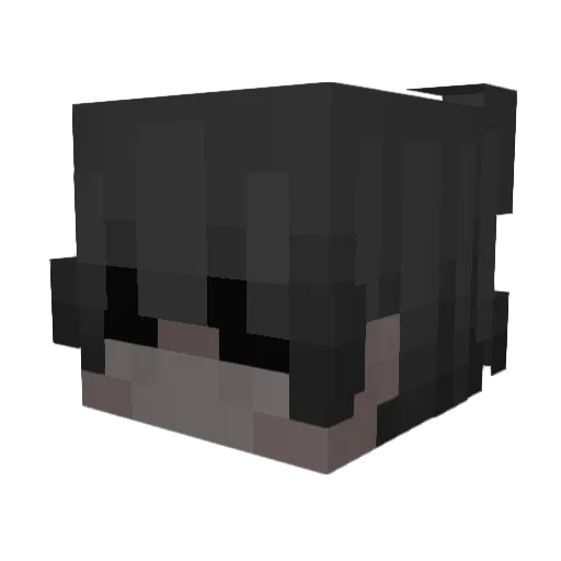 MIKE073 Minecraft avatar head, 3D render