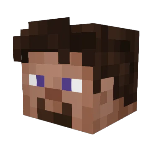 MIKEJR2413 Minecraft avatar head, 3D render