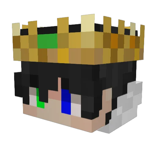 MIKKEPLAYS Minecraft avatar head, 3D render