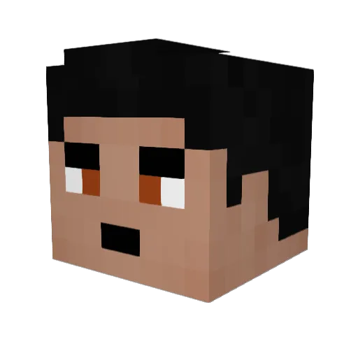 MIKOLAJ_B14 Minecraft avatar head, 3D render