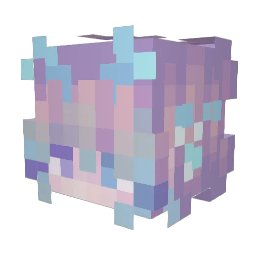 MIKOPIKO Minecraft avatar head, 3D render