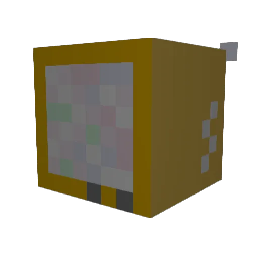 MILAN2910 Minecraft avatar head, 3D render