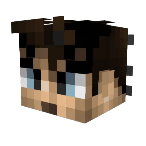 MILCZAR111 Minecraft avatar head, 3D render