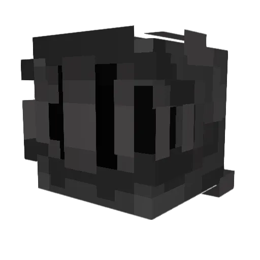 MILK22 Minecraft avatar head, 3D render