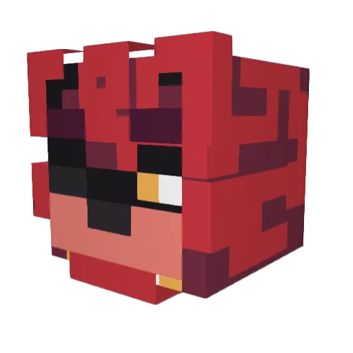 MILOILO24 Minecraft avatar head, 3D render