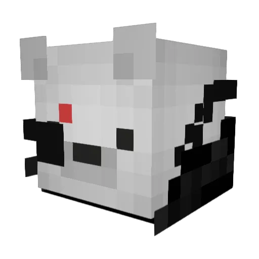 MILOMUNOZ Minecraft avatar head, 3D render