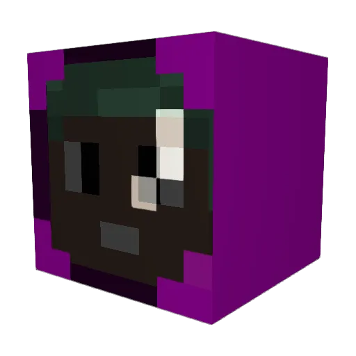 MIMIGR Minecraft avatar head, 3D render