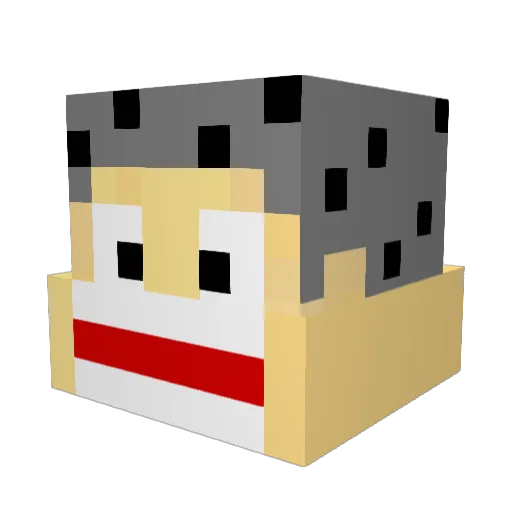 MINATO0425 Minecraft avatar head, 3D render