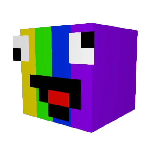 MINERVINNI123 Minecraft avatar head, 3D render