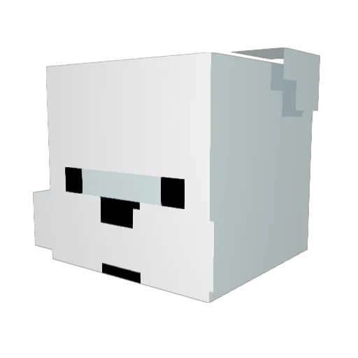 MINGSSS2 Minecraft avatar head, 3D render