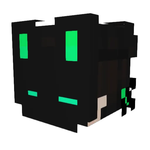 MINGYUNHEE1 Minecraft avatar head, 3D render