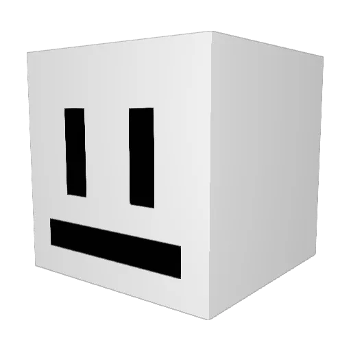 MINHU1028 Minecraft avatar head, 3D render