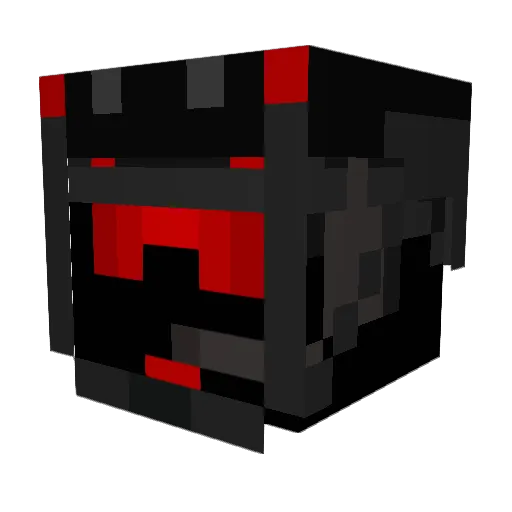 MINI_VALVI Minecraft avatar head, 3D render