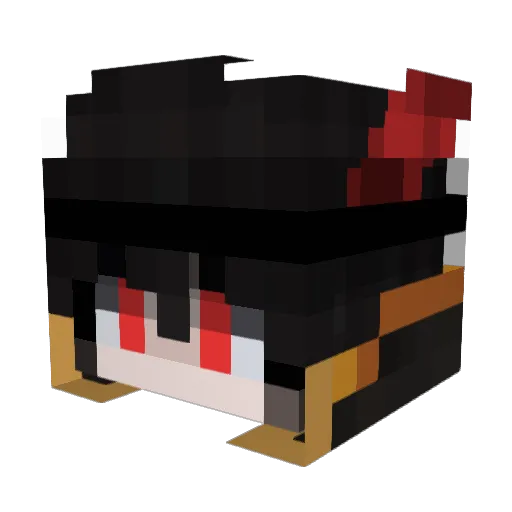 MIR0426 Minecraft avatar head, 3D render