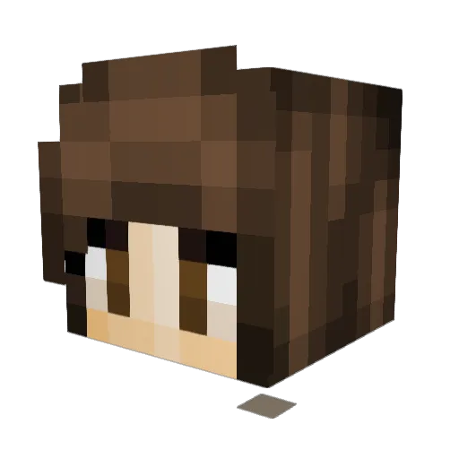 MIR4E Minecraft avatar head, 3D render