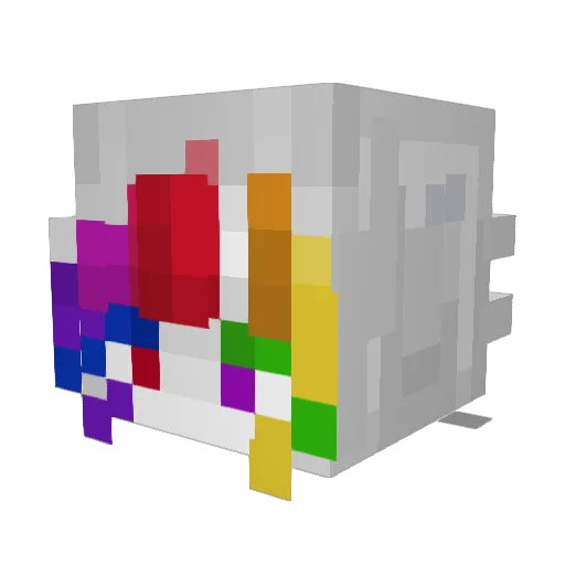 MIRACULAR Minecraft avatar head, 3D render