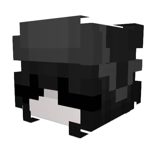 MIRAGE_101 Minecraft avatar head, 3D render