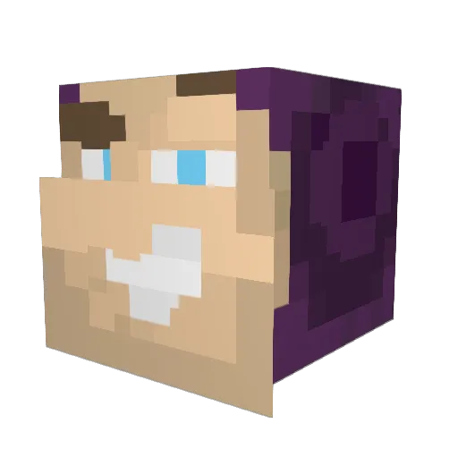 MISCHIEFPONY101 Minecraft avatar head, 3D render
