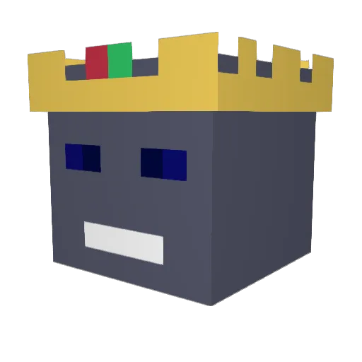 MISDORPER Minecraft avatar head, 3D render