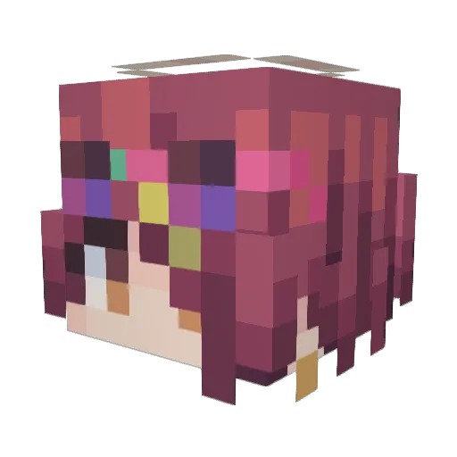 MISHEL13548 Minecraft avatar head, 3D render