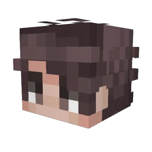 MISTYCODY Minecraft avatar head, 3D render
