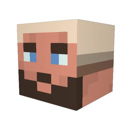 MITOkylo Minecraft avatar head, 3D render