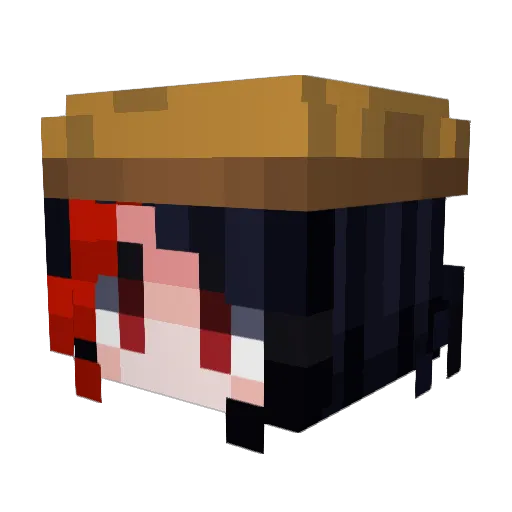 MITTYAN_SAN Minecraft avatar head, 3D render