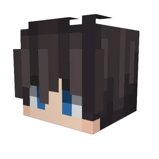 MIUMA1234 Minecraft avatar head, 3D render