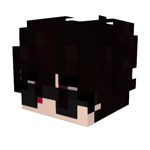 MIXY_69 Minecraft avatar head, 3D render