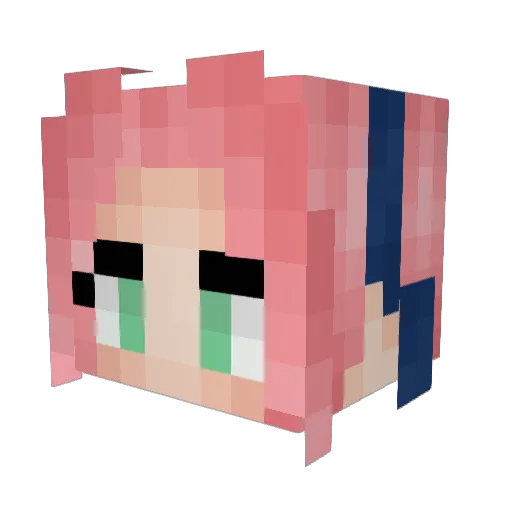 MI_GueL Minecraft avatar head, 3D render