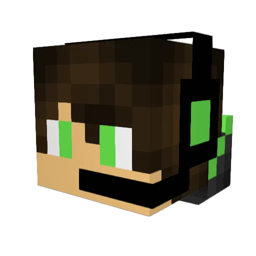 MIkodMinecraft Minecraft avatar head, 3D render