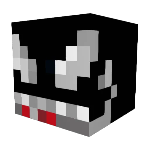 MIldlydedrater Minecraft avatar head, 3D render