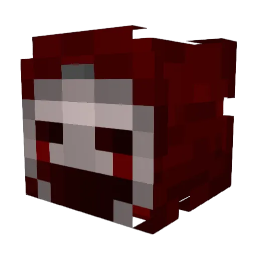 MIterminq Minecraft avatar head, 3D render