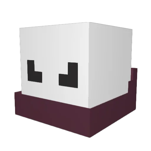 MJDtv Minecraft avatar head, 3D render