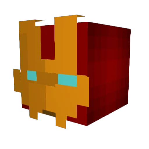 MJFeens Minecraft avatar head, 3D render