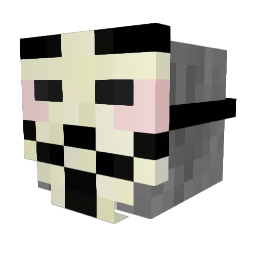 MJGoat Minecraft avatar head, 3D render