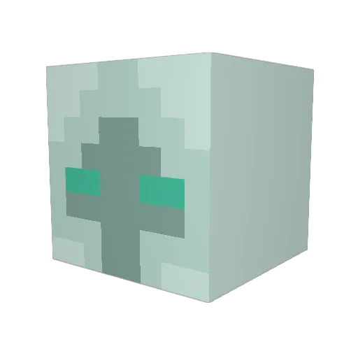 MJH1123 Minecraft avatar head, 3D render