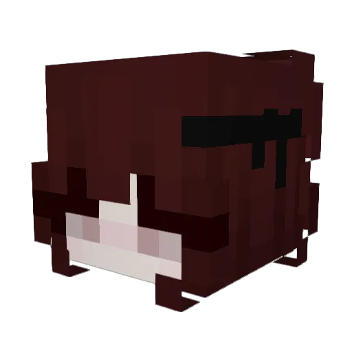 MJJC Minecraft avatar head, 3D render