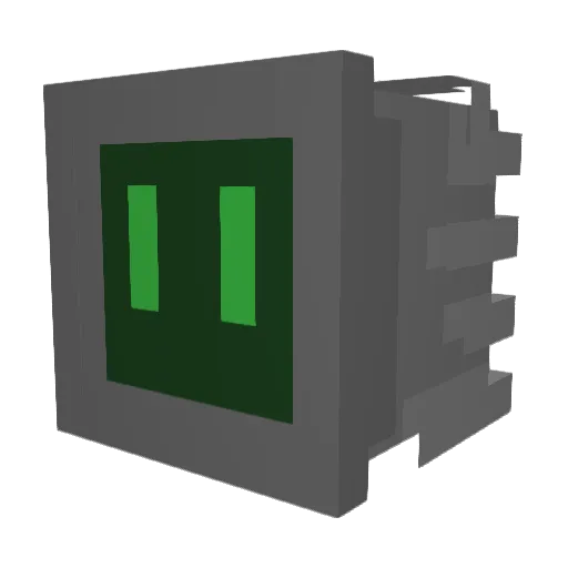 MJL10 Minecraft avatar head, 3D render