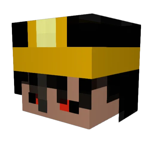 MJ_Bu1lds Minecraft avatar head, 3D render