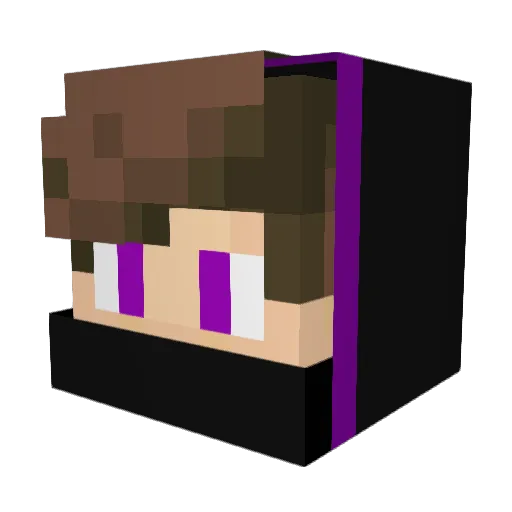 MJakens Minecraft avatar head, 3D render