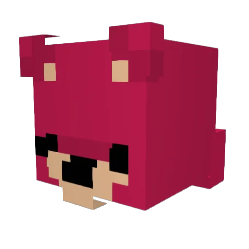 MJo223 Minecraft avatar head, 3D render