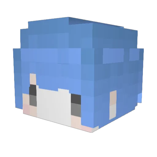 MJumah Minecraft avatar head, 3D render