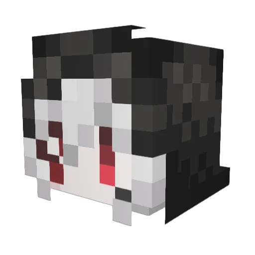MK226474 Minecraft avatar head, 3D render