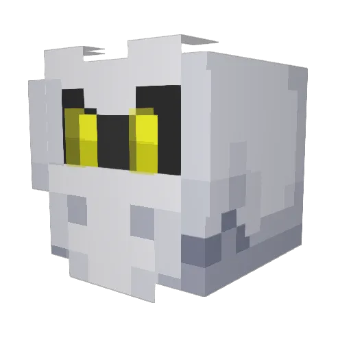 MKFlipper Minecraft avatar head, 3D render