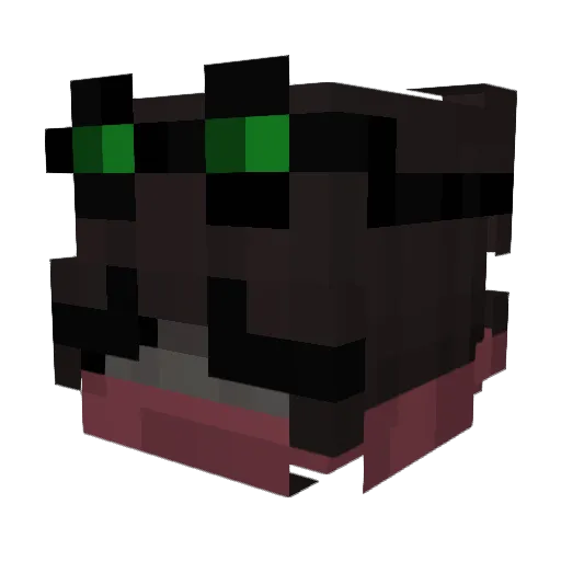 MKL_miine45 Minecraft avatar head, 3D render
