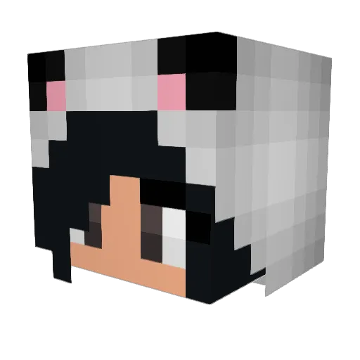 MKM2007 Minecraft avatar head, 3D render